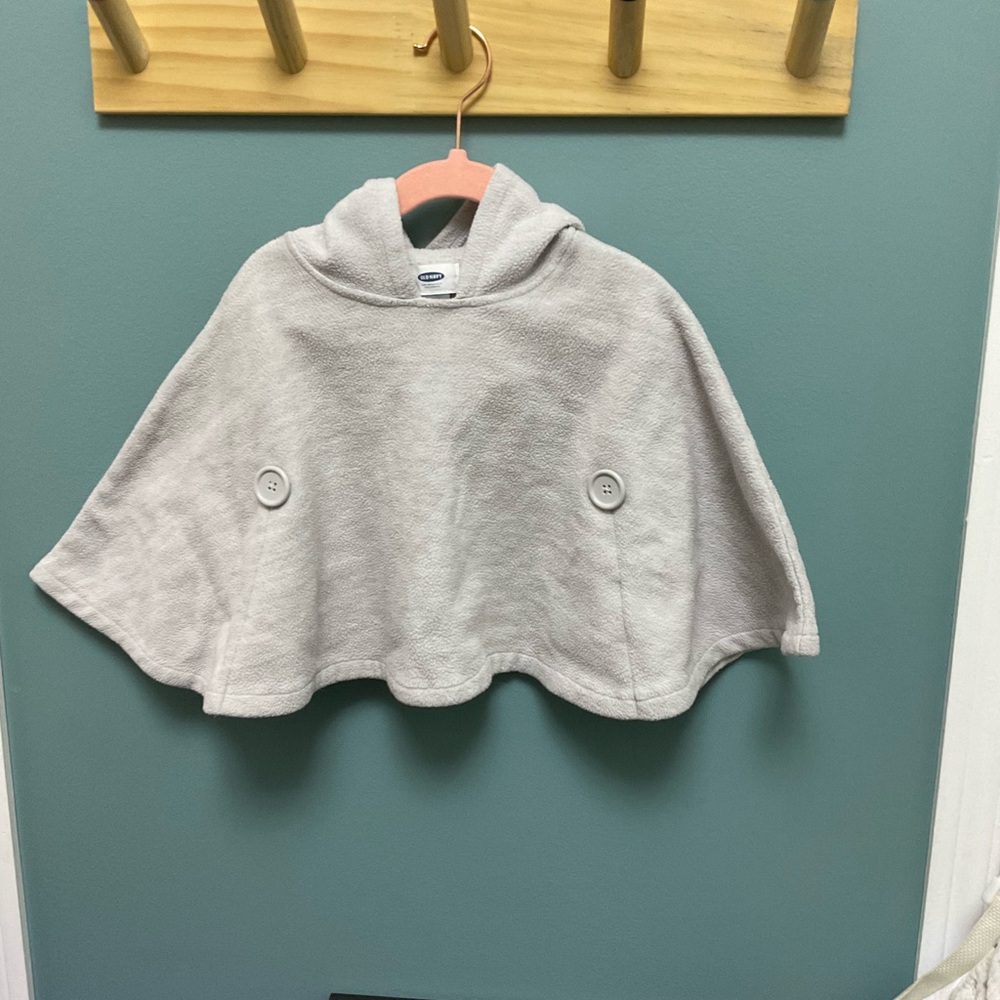 Old Navy Light Gray Fleece Hoodie